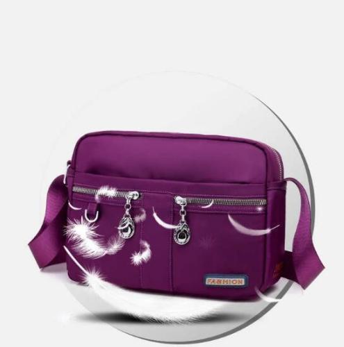 Fashion Waterproof Nylon Multi-pocket Women Crossbody Bags