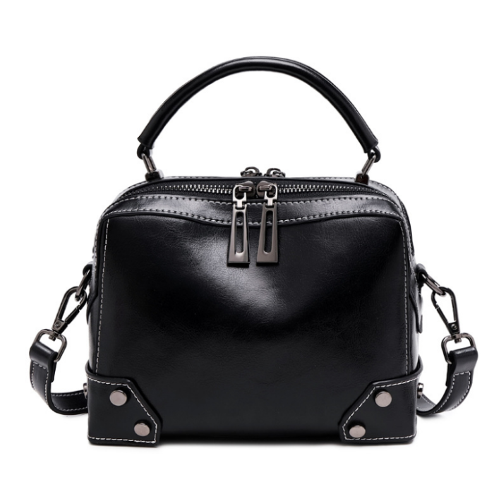 Lokeeda Bag: Woman Easy-matching Leather Handbag Shoulder Bag