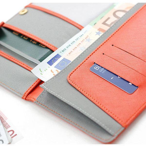 Women Men Outdoor Multifunctional Must-have Passport Bag Wallet