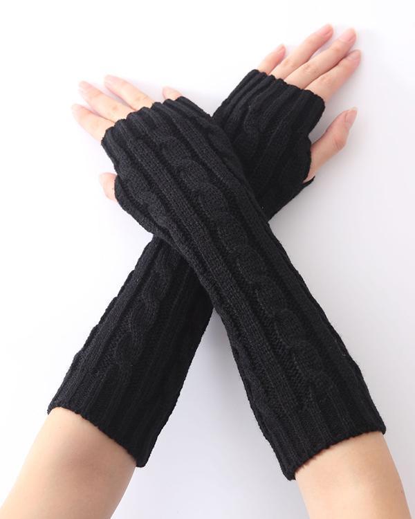Casual Knitted Women All Season Gloves