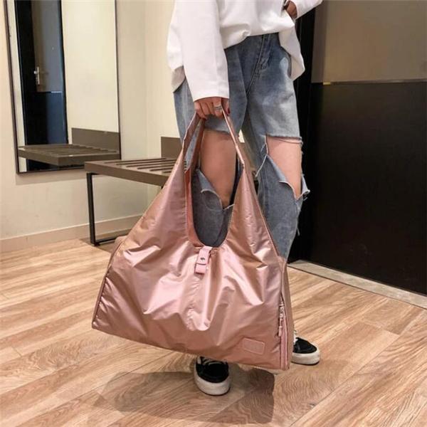 Fashion Waterproof Nylon Large Capacity Solid Women Handbags