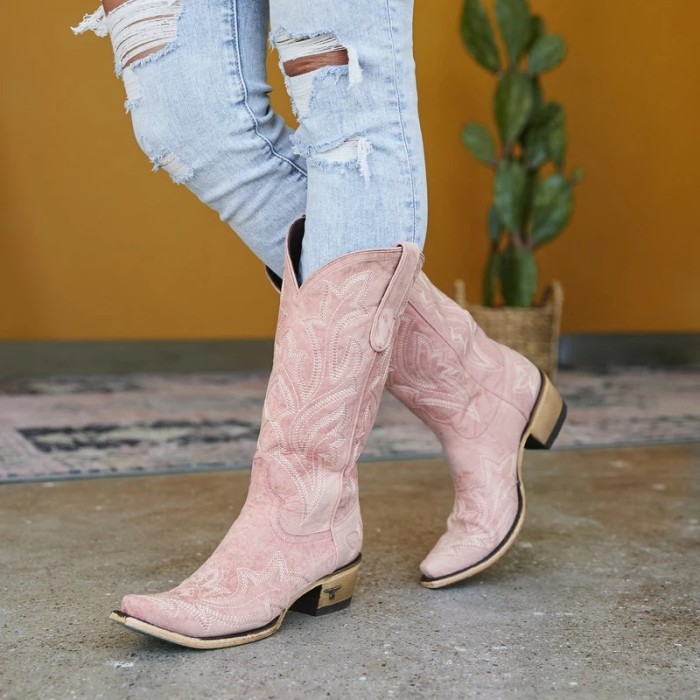 Women's Vintage Leather  High Boots