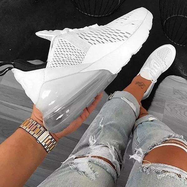 Lace-Up Air Cushion Sneakers