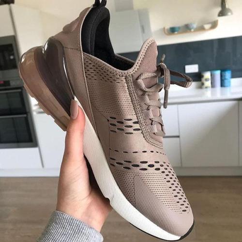 Lace-Up Air Cushion Sneakers