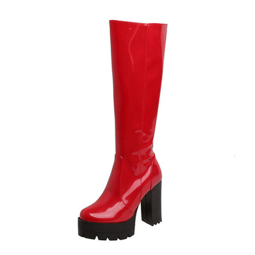 US$ 98.98 - Block Heel High Boots - www.mensootd.com