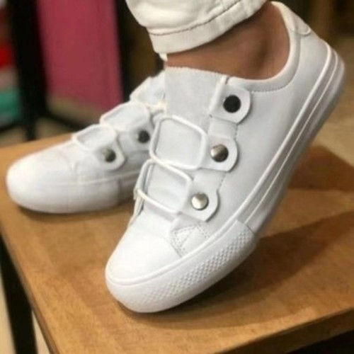 Plus Size Ladies Low-Top Classic Shoes