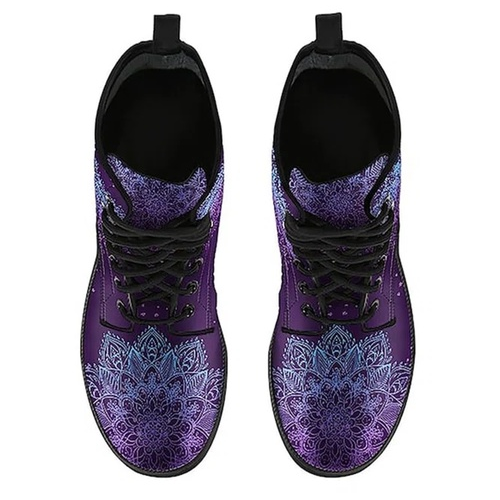 Simple Dragonfly Print Martin Boots