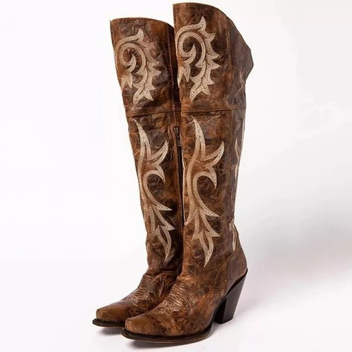 Vintage Embroidered  Boots