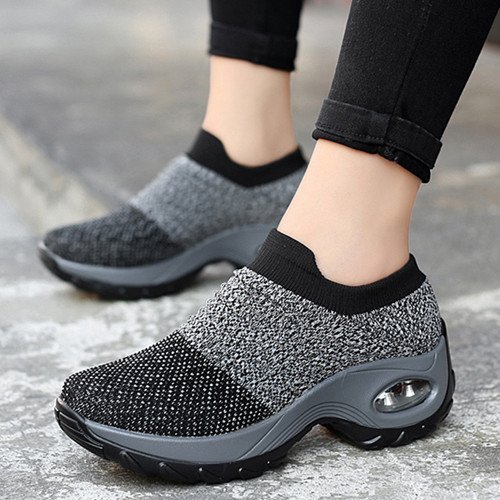 New women's height sneakers - air cushion shoes