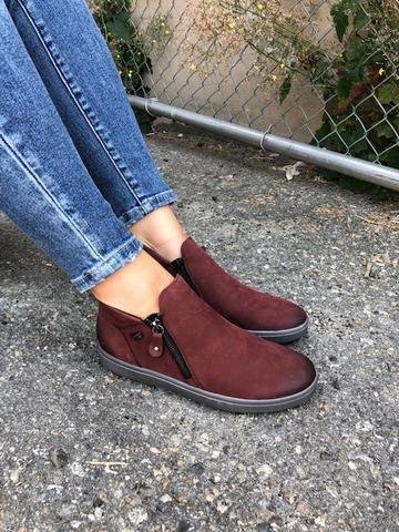 Women Zipper Ankle-Support Boots