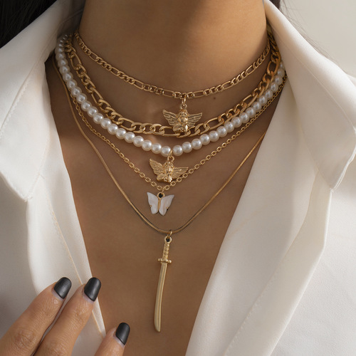 Angel Multi-Element Set Necklace