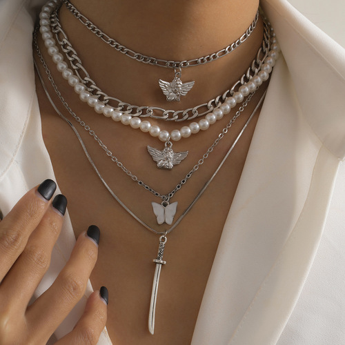 Angel Multi-Element Set Necklace
