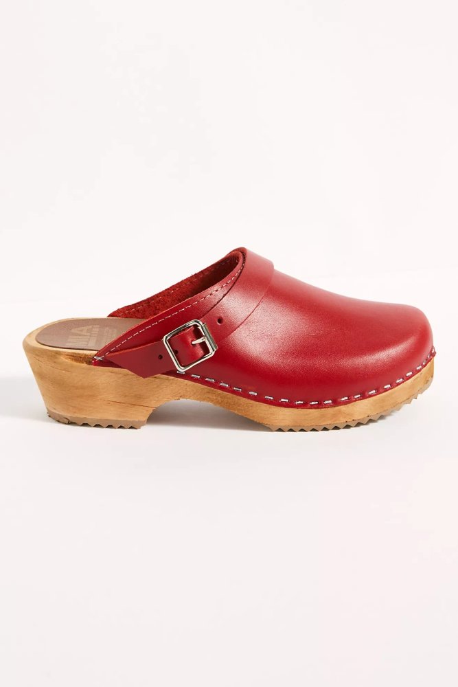 Classic Leather Clogs Sandals