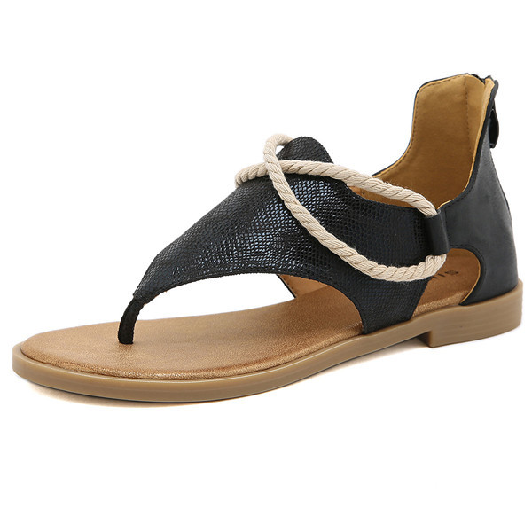 New 2022 Pre-order - Rome Retro Rear Zipper Lady sandals - shipping January 25th