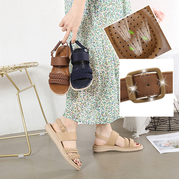 2022 Women's weave vintage sandals