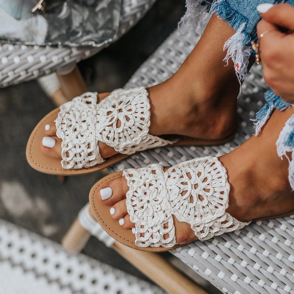 The Fiji Woven Sandal In Ivory