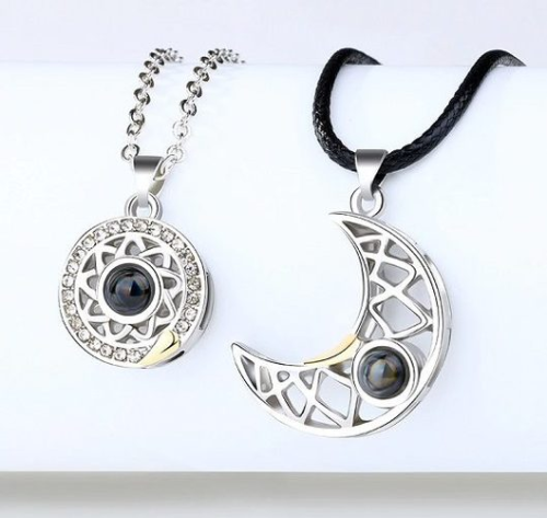 Sun And Moon Couple Necklace