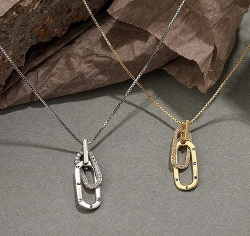 Forever Linked Together  Couple Necklace