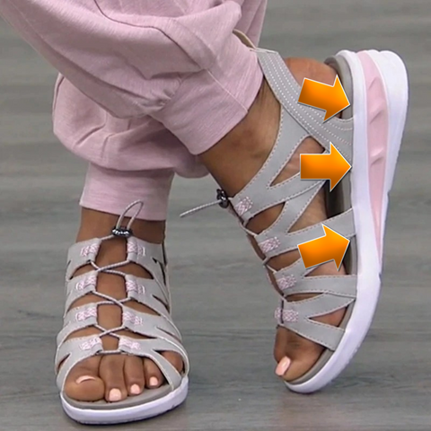 Footcare Fashion Drawstring Ladies Sandals