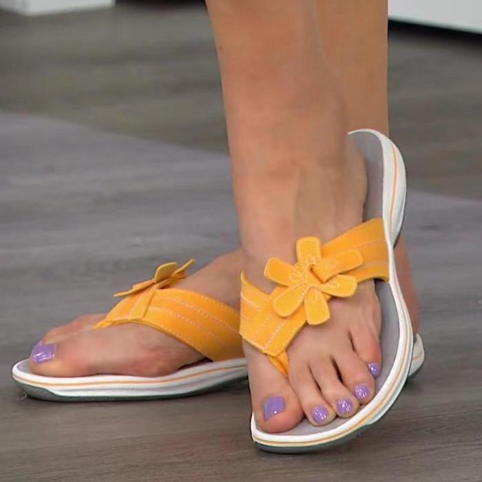 Flowers Plus Size Slippers