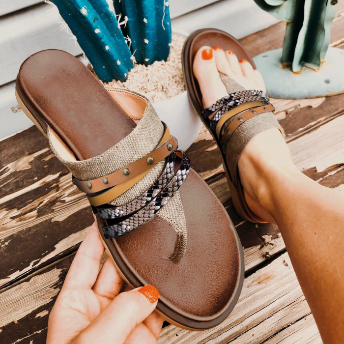 🎁LAST DAY 70% OFF🎁2022Women Dressy Summer Flat Sandals