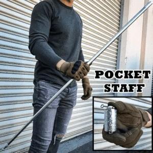 Staff Portable Martial Arts Metal Magic Pocket Bo Staff