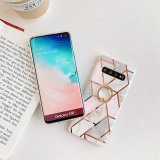 Ring Grip Marble Case For Samsung