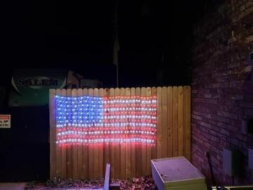 Large Usa Flag Outdoor Lights
