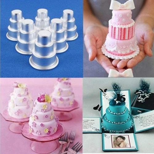 Mini Multi-Layer Cake Tray with Non-Stick Coating(Easily Get The Cake Out)