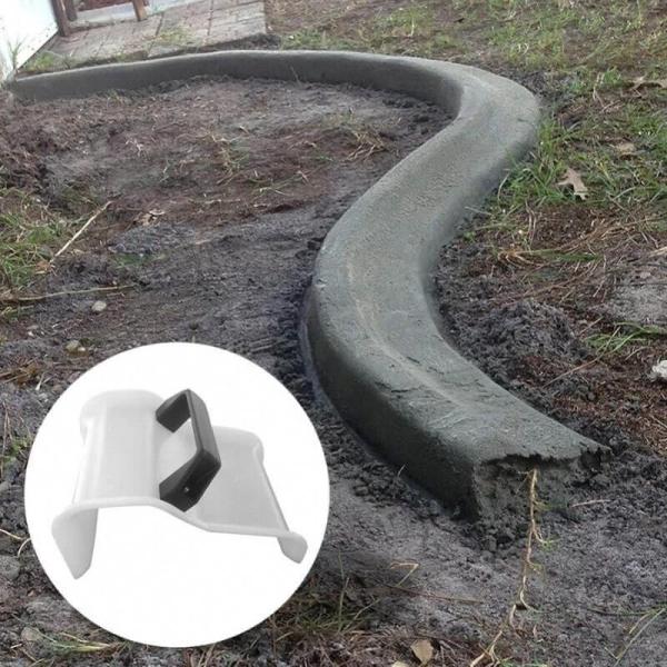 US$ 40.99 - DIY Plastic Curbing Concrete Trowel Mold - www.cccinlife.com