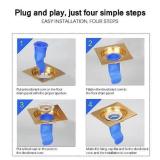 Kitchen Bathroom Silicone Odor-Proof Leak Core