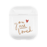 AirPods QUEEN/ KING Printed Transparent Case Cover