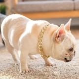 Gold Chain Pets Safety Collar (Adjustable Length)
