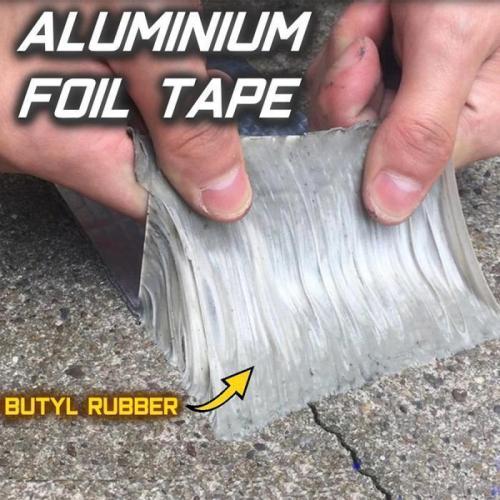 Aluminum Foil Butyl Waterproof Tape (1mm Thick)