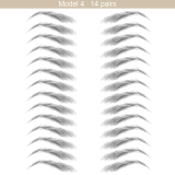 4D Hair-like Authentic Eyebrows Tattoos