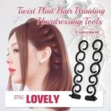 Twist Plait Hair Braiding Hairdressing Tools (2pcs)
