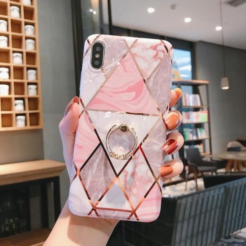 Ring Grip Marble Phone Case