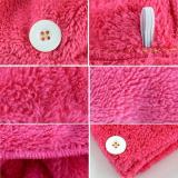 Hair-drying Towel Double Side Coral Fleece Dry Hair Hat