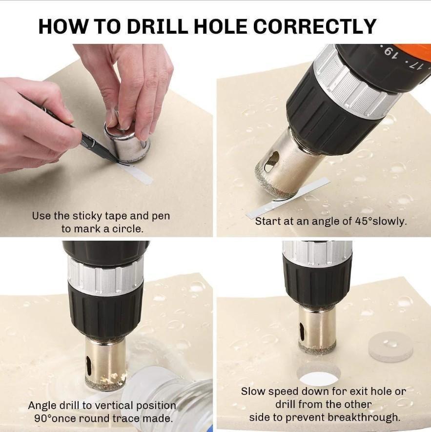 Us 29 99 Ceramic Flower Pot Hole Drilling Bit Set M Cccinlife Com
