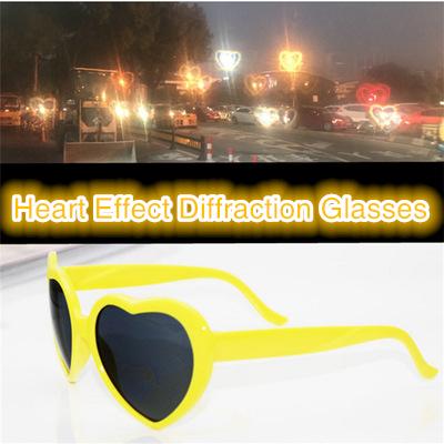 heart diffraction glass heart diffraction glass