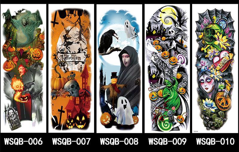 Us 28 88 Halloween Style 3d Tattoo Stickers M Cccinlife Com