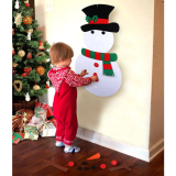 Best Gift For Children-DIY Felt Christmas Tree / Snowman Set