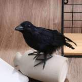 Halloween Decoration Realistic Crow