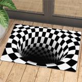 Caretive Vortex Illusion Doormat