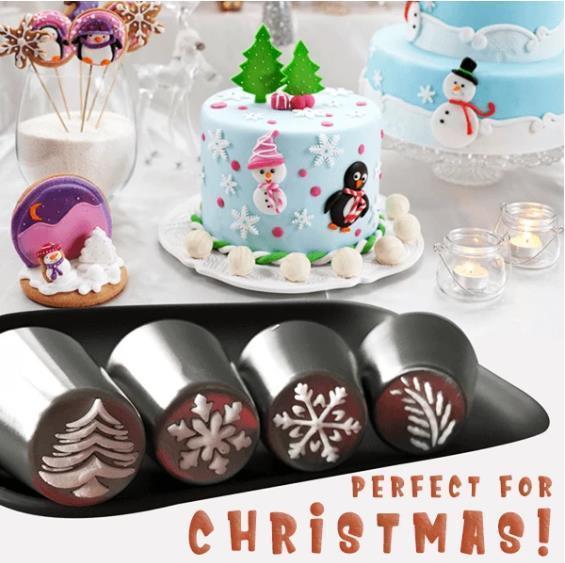 16 PCS Christmas Nozzles Pastry Set