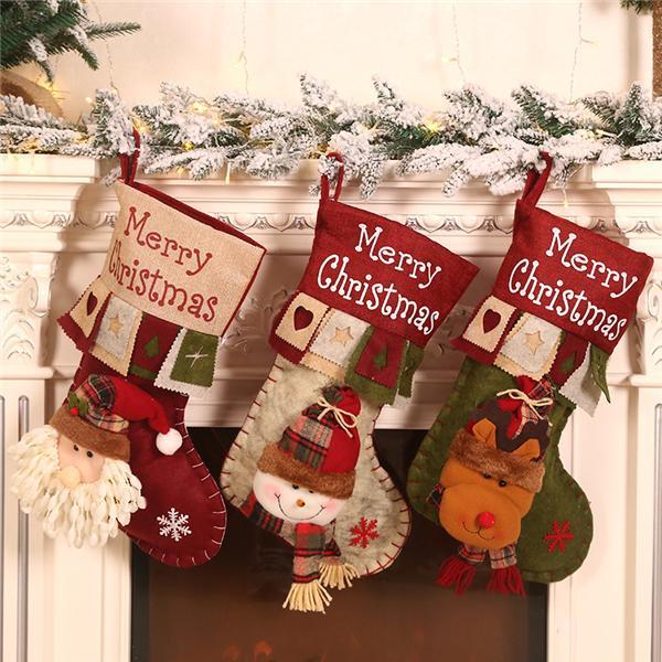Large Christmas Stocking Decoration