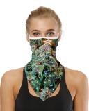 Christmas Print Breathable Earmuffs Face Mask