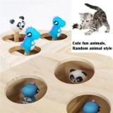 Wooden Solid Whack-A-Mole Game Funny Kitten Puzzle Toy