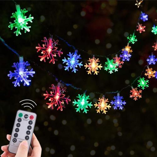 Snowflake String Lights