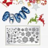 Christmas Nails - Nail Art Stamp Template